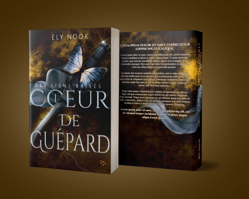 couverture-livre-format-brocher-coeurdeguepard-tome1-ely-nook-rren-design-maureenbouxin