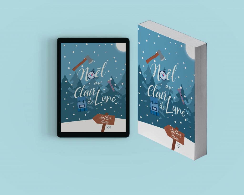couverture-livre-format-ebook-brocher-noel-au-clair-de-lune-rren-design-maureenbouxin