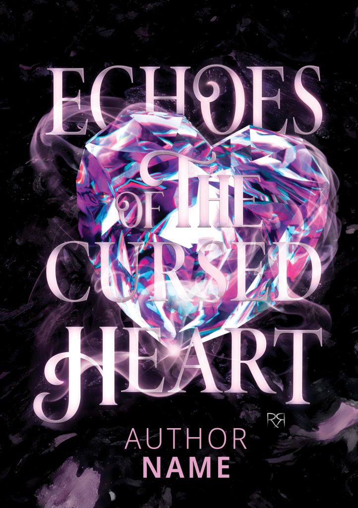 couverture-livre-premade-echoesofthecursedheart-rren-design-maureenbouxin-graphiste-freelance
