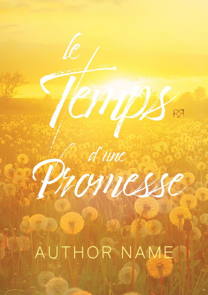 couverture-livre-premade-letempsdunepromesse-rren-design-maureenbouxin-graphiste-freelance