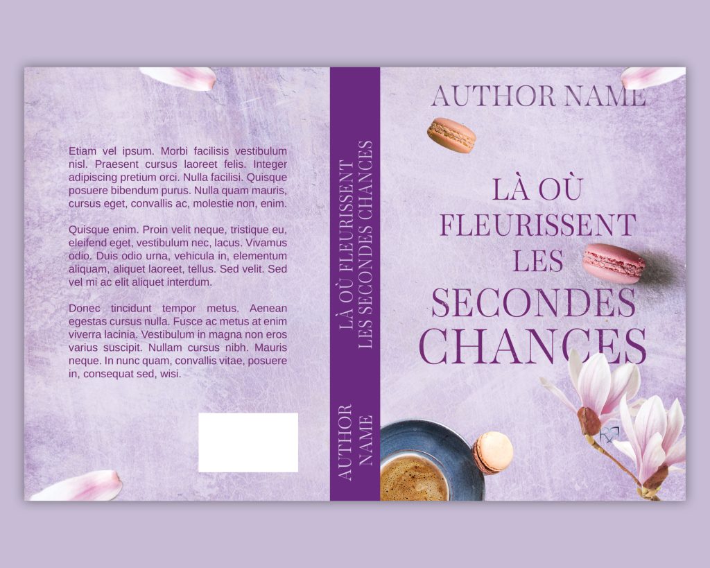 maquette-premade-couverture de livre-laoufleurissentlessecondeschances-rren-design-maureenbouxin-graphiste-freelance