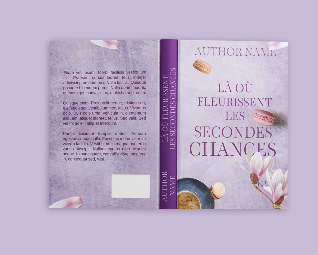 premade-couverture-livre-format-relier-livreouvert-laoufleurissentlessecondeschances-rren-design-maureenbouxin-graphiste-freelance